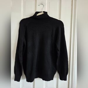 Elegant Black Turtleneck Sweater for Women